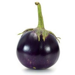 F1 Hybrid Round Brinjal (Bengan) 25 Seeds
